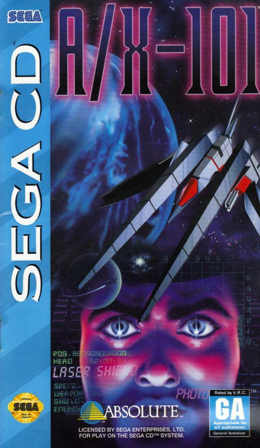 A/X-101 box art for Sega CD